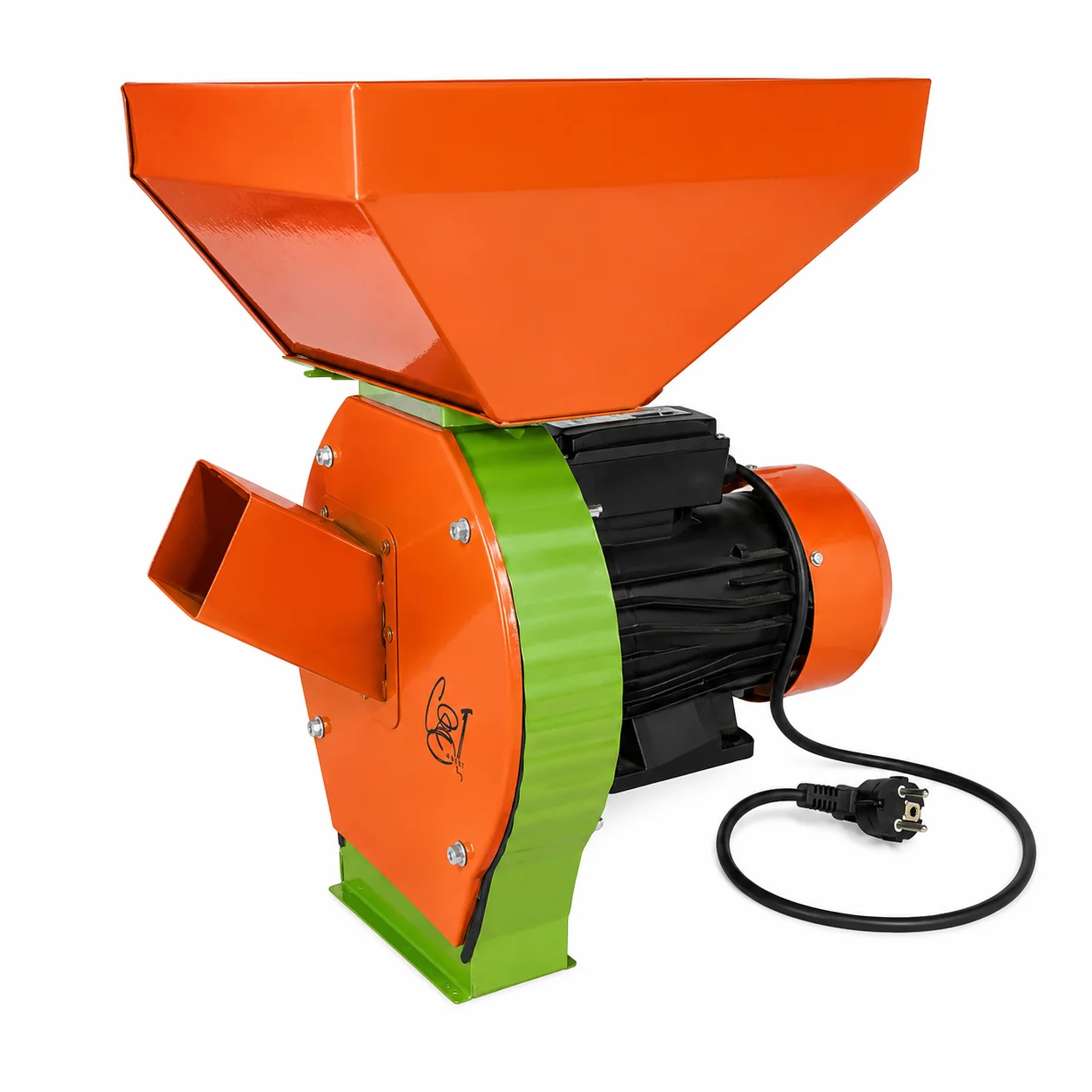 Set moara electrica cereale 3 in 1, 3.9 kW, 3200 rpm, capacitate 300 kg/h, adaptor pentru furaje inclus - COBI SMART® 688223c68aa163f540e7f56619fbe813
