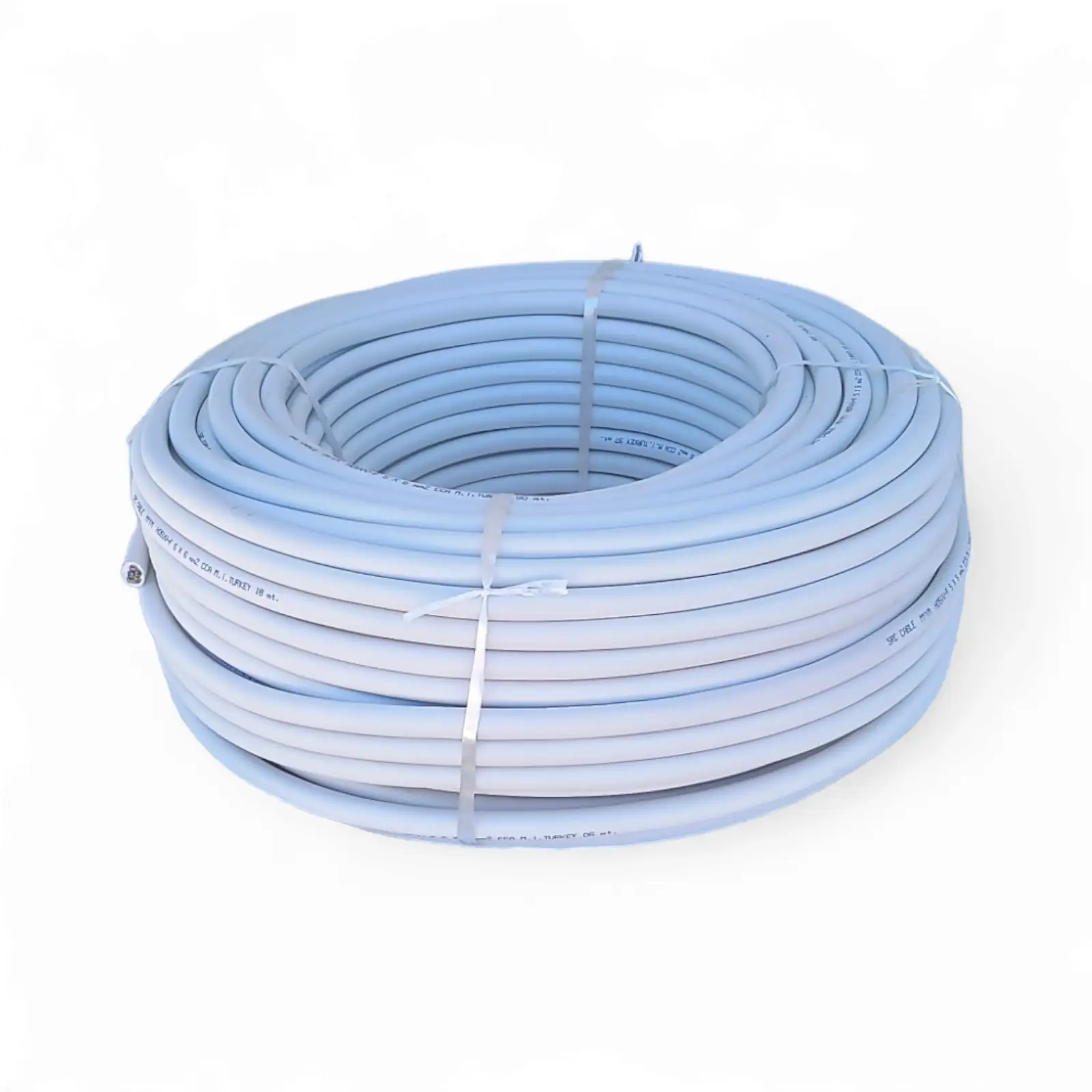 Cablu electric 5x6 mm², 17 m, alb, MYYM / H05VV-F - COBI SMART® - Stoc limitat Cablu electric 5x6 mm², 17 m, alb, MYYM / H05VV-F - COBI SMART® - Stoc limitat