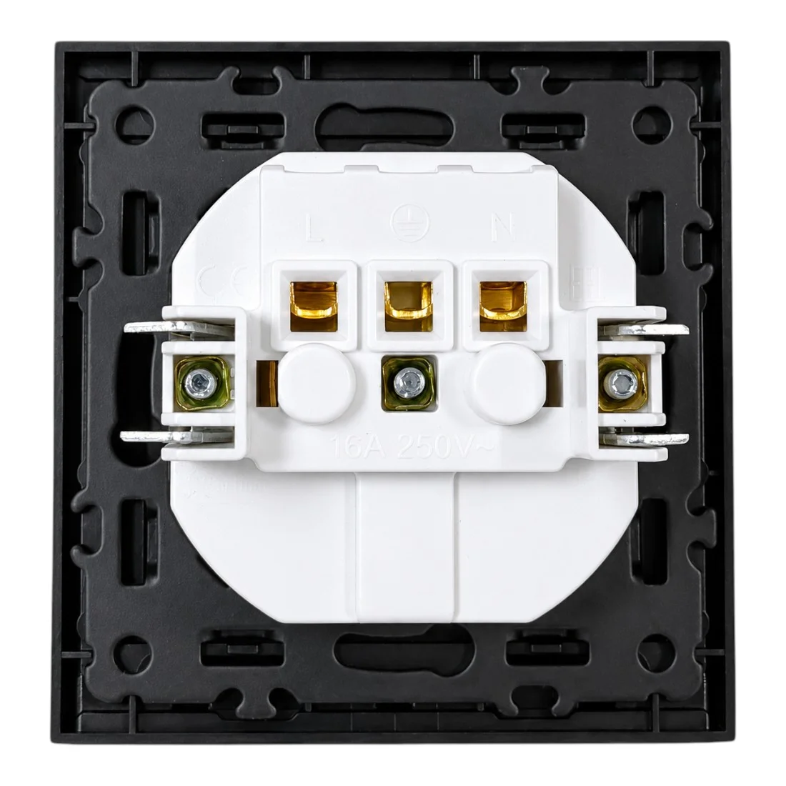 Priza electrica simpla tip Schuko cu impamantare, 16A, 250V, neagra, finisaj soft-touch, montaj incastrat - COBI SMART® ea2e5fcfde8c4019e4eaa4a3d4851349