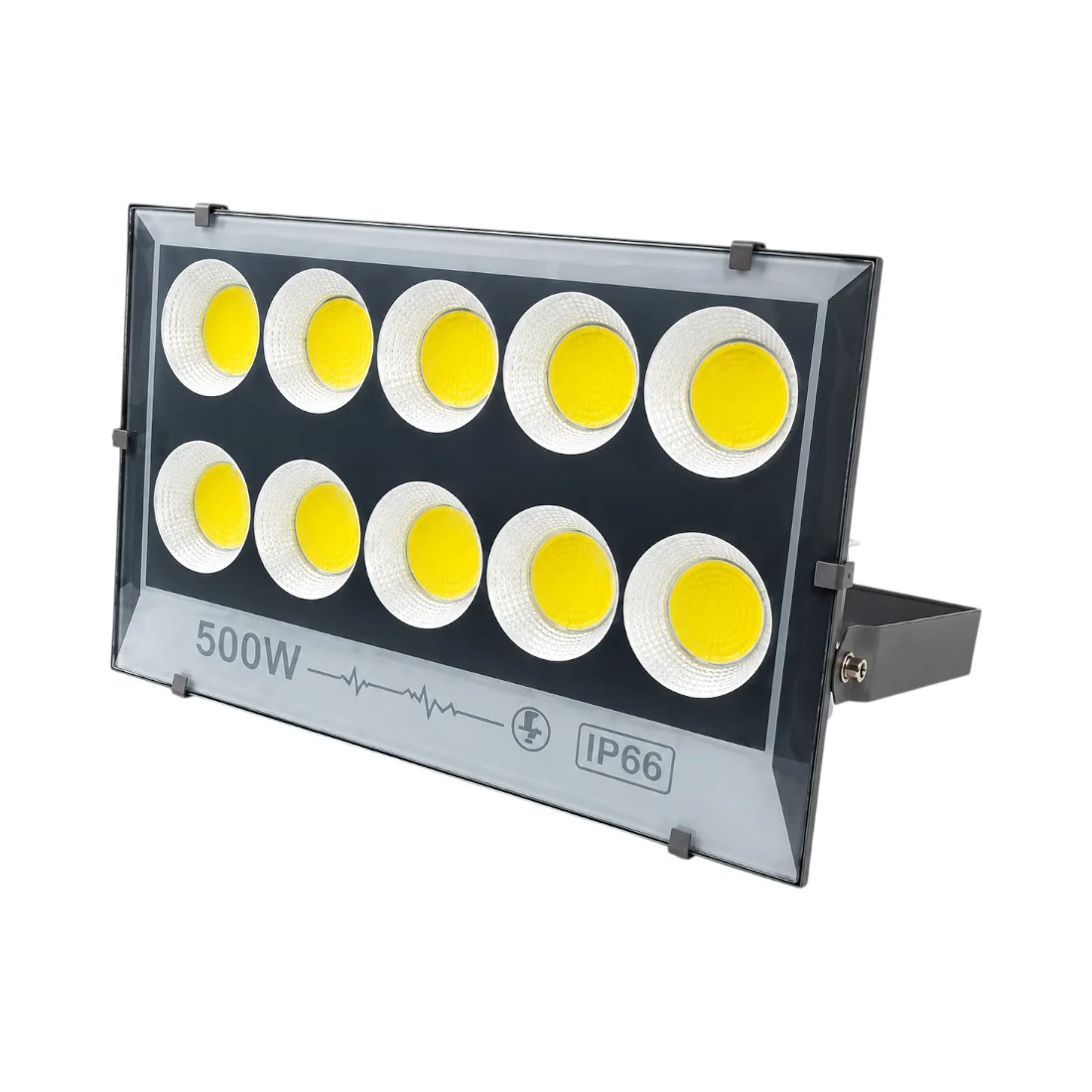 Proiector de exterior, 500 W, 37 x 22.5 cm, LED COB, 6000-6500K, IP66, aluminiu, suport reglabil - COBI SMART® 55c00ee5670cdbf538c7aea8174bf37e