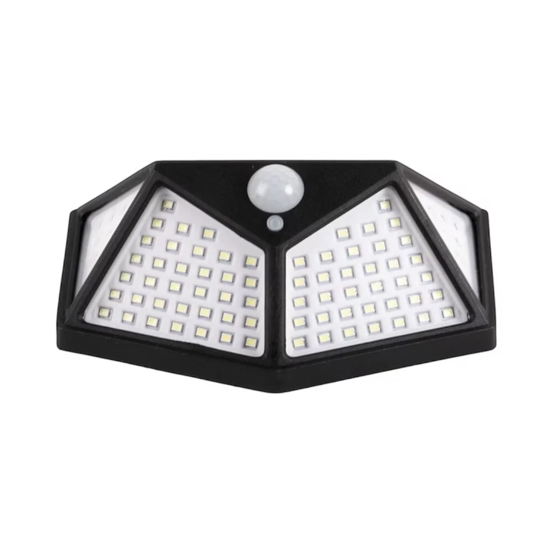 Set 6 bucati lampa solara LED cu senzor QMX-100, 50 W, 100 LED, 600 lm, 5.5V, 1W, baterie 1200mAh, unghi 120° - COBI SMART® 136cca00350ed924aeae14624e83355b