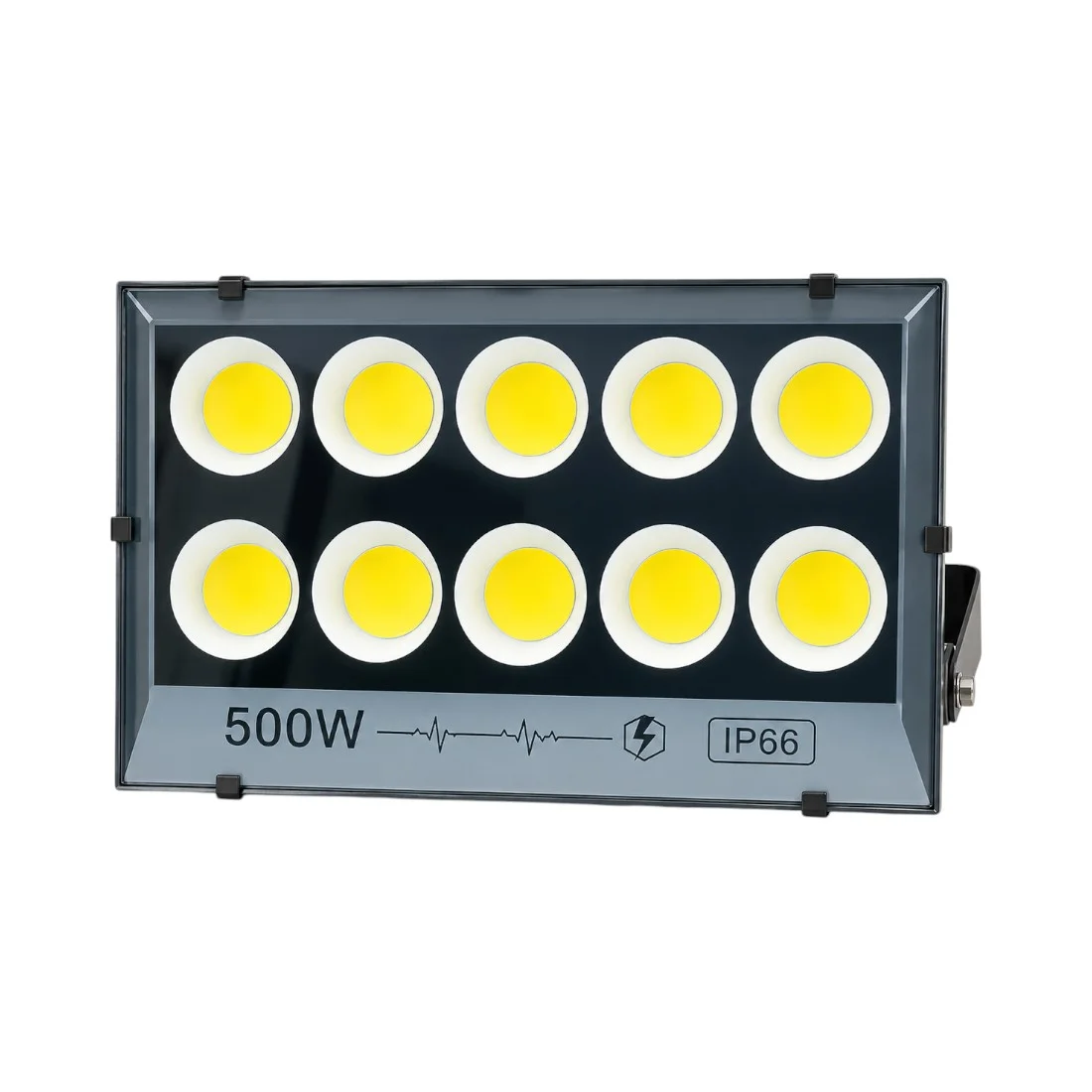 Proiector de exterior, 500 W, 37 x 22.5 cm, LED COB, 6000-6500K, IP66, aluminiu, suport reglabil - COBI SMART® 2f43178f92751746a686cd7a95b9e4e2