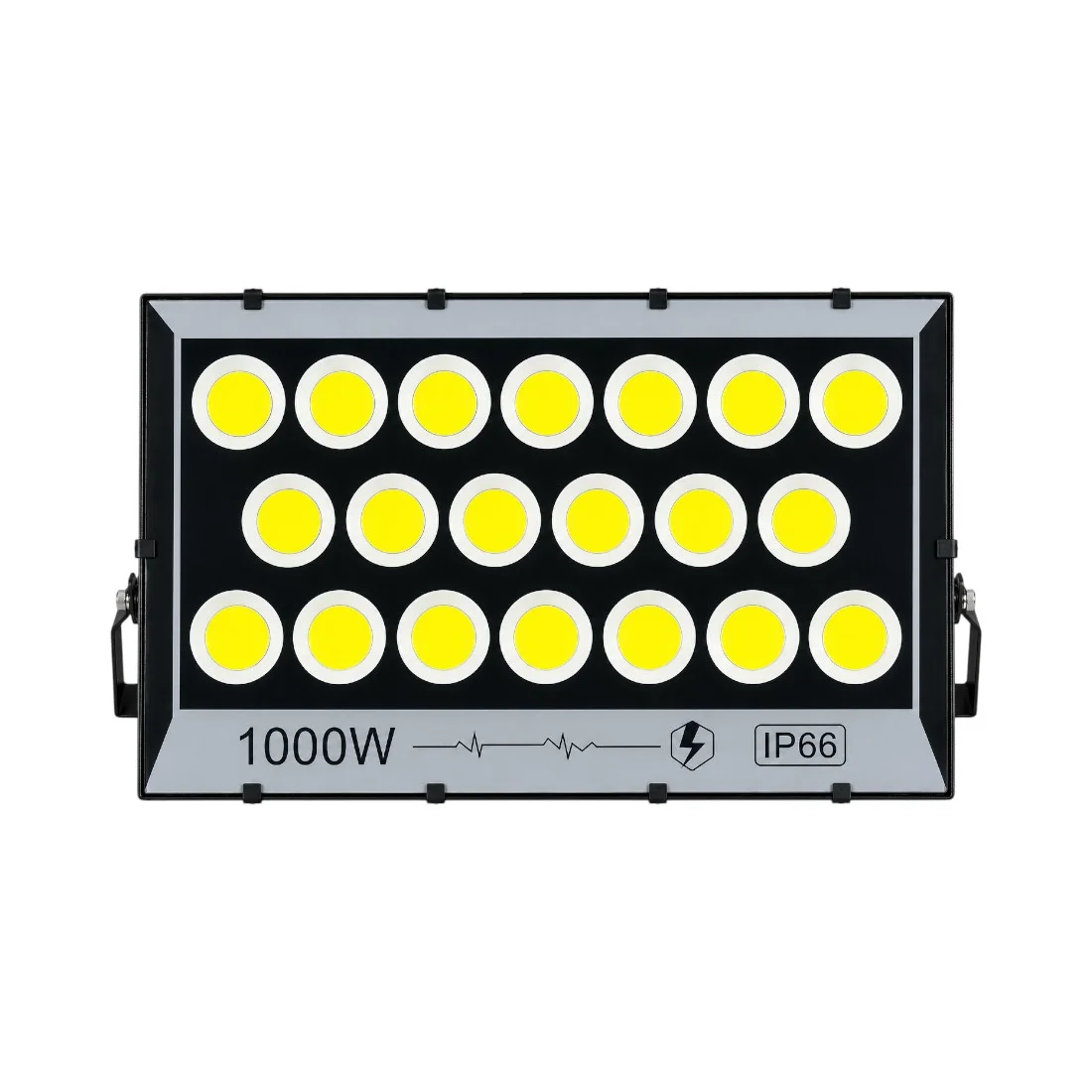 Proiector de exterior, 1000 W, 82 x 48 x 4 cm, LED COB, 6000-6500K, IP66, aluminiu, suport reglabil - COBI SMART® 73f1b1dd316c0431fa9df94e80170902