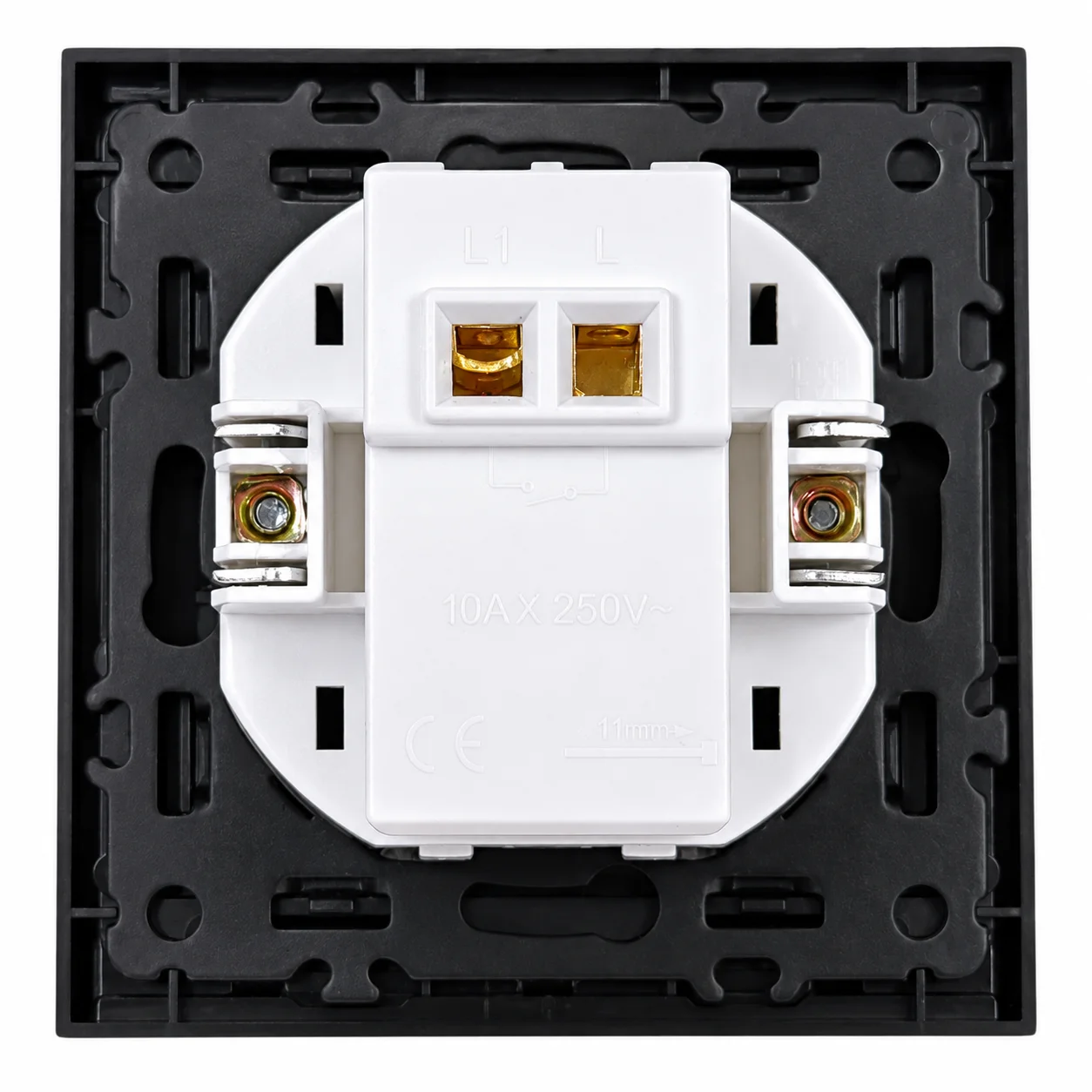 Intrerupator electric simplu, 10A, 250V, negru, montaj incastrat - COBI SMART® 7da588720eb5fffa1aa8878b90f97ea4