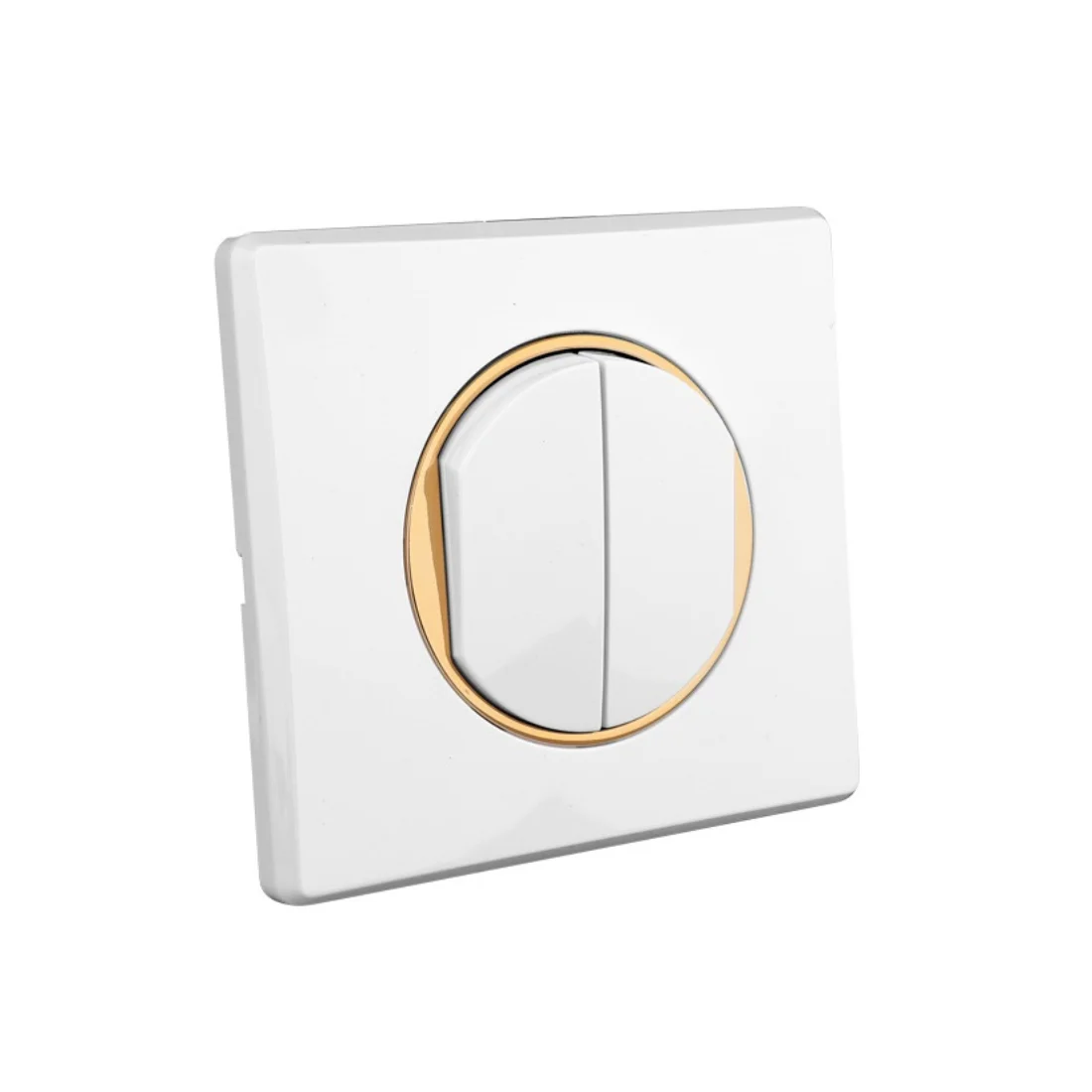 Intrerupator electric dublu, 10A, 250V, alb, montaj incastrat - COBI SMART® f94229f66476487474b340f1286c6132