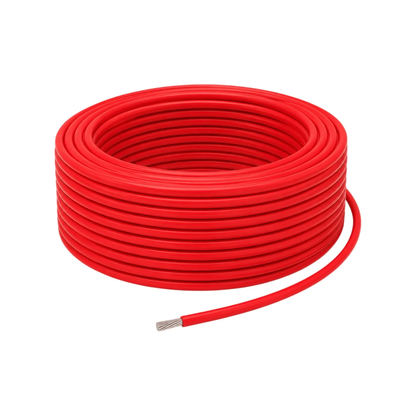 Cablu solar 1x6 mm², 100 m, rosu, flexibil, conductor mixt cupru-aluminiu cositorit - COBI SMART® c6c15e890324ca60a9a114351393ec48