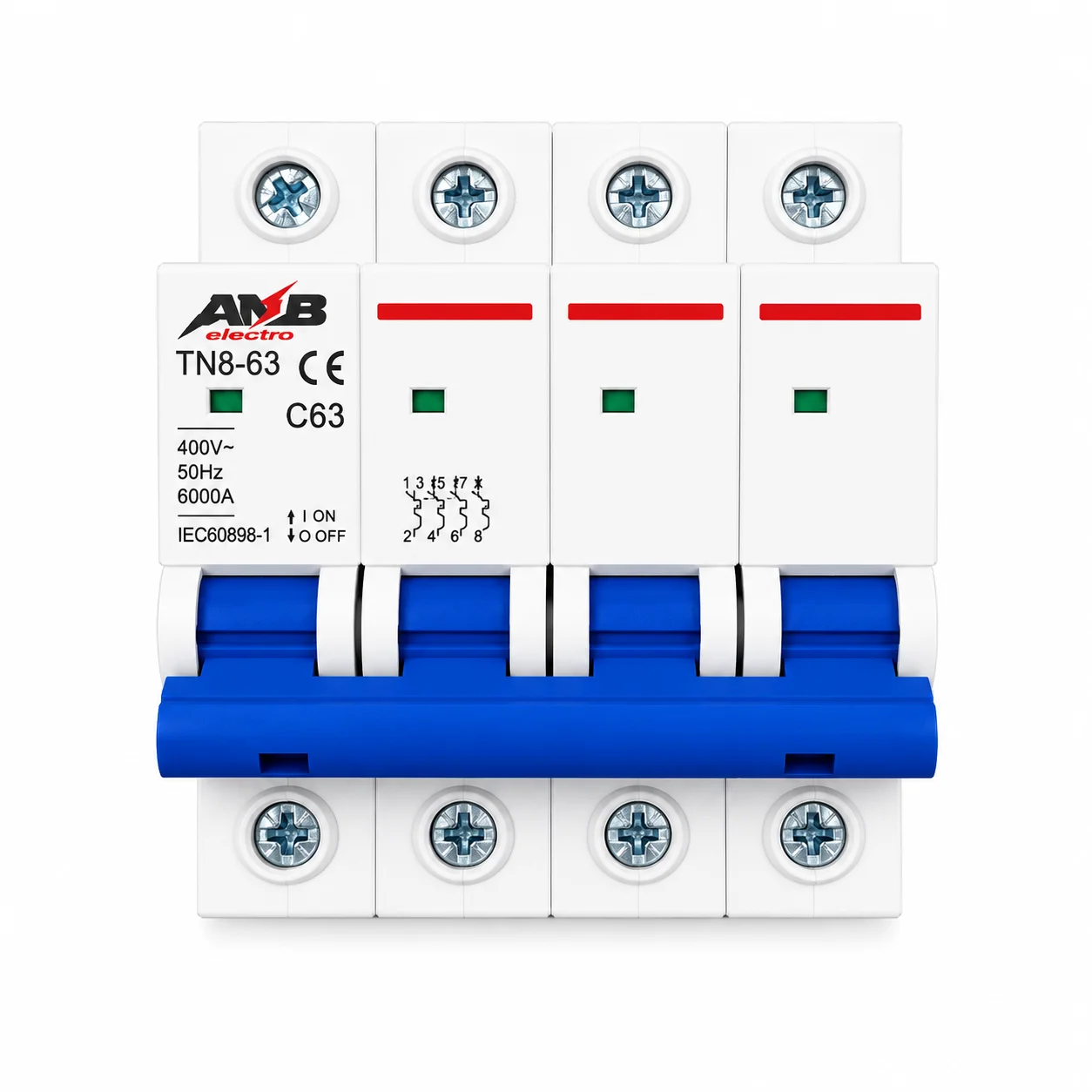 Siguranta automata tip C, 63A, 4P, 400V, 6000A, 50Hz - COBI SMART® e7efd1d4b7c9771db7212cef71b2e5fb