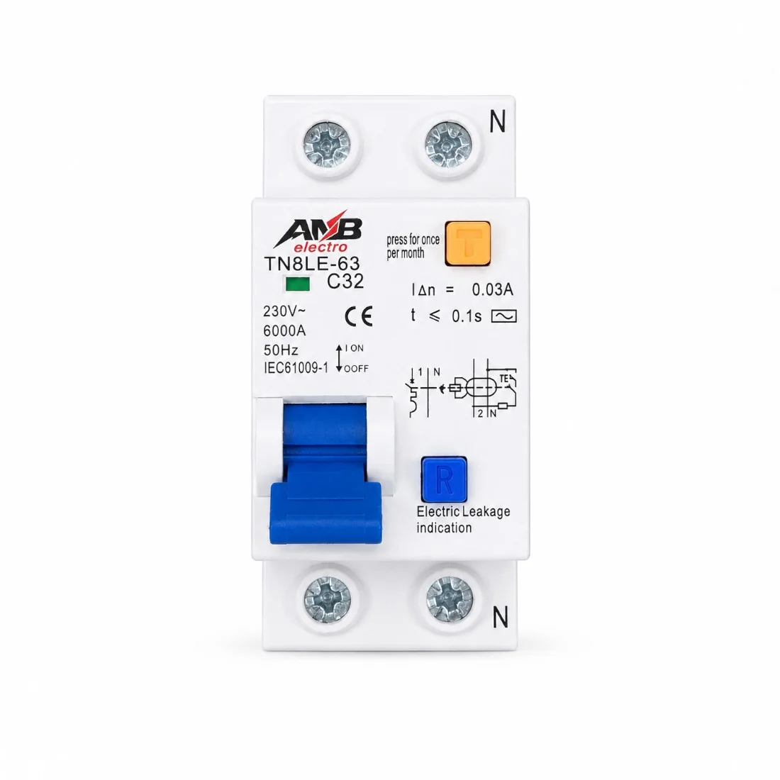 Siguranta automata tip C, 32A, 1P+N, 230V, 6000A, 50Hz - COBI SMART® 28c3bd4bc3b888932c16fddf1c8db8a6