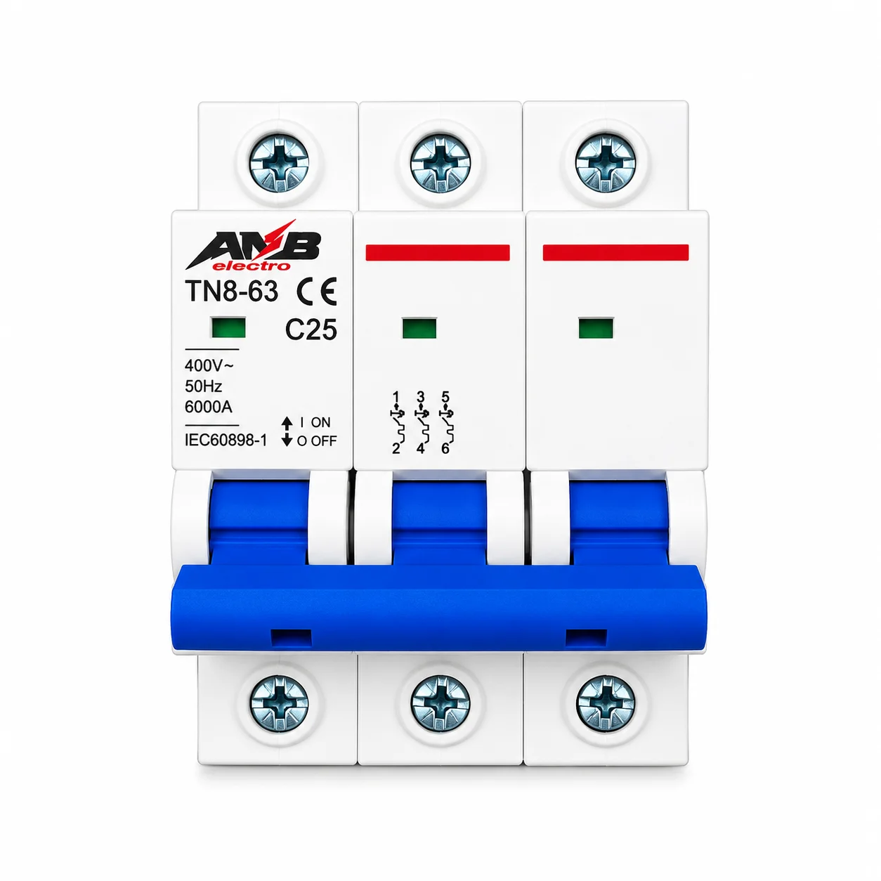 Siguranta automata tip C, 25A, 3P, 400V, 6000A, 50Hz - COBI SMART® aac7676bd2bcf5654a7f42e3b0aa3b36