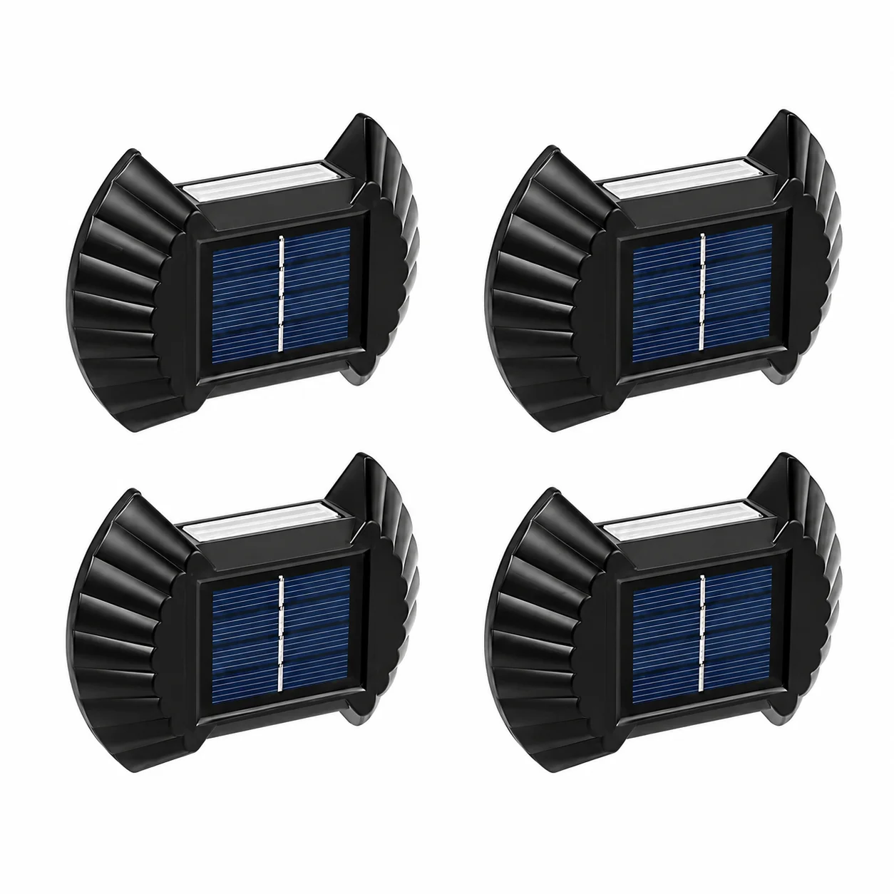 Set 4 bucati lampa solara LED semirotunda de perete, 50 W, 3.6V, acumulator 800mAh, pornire automata noaptea - COBI SMART® 320d354c9dca002af1c762b177ebe565