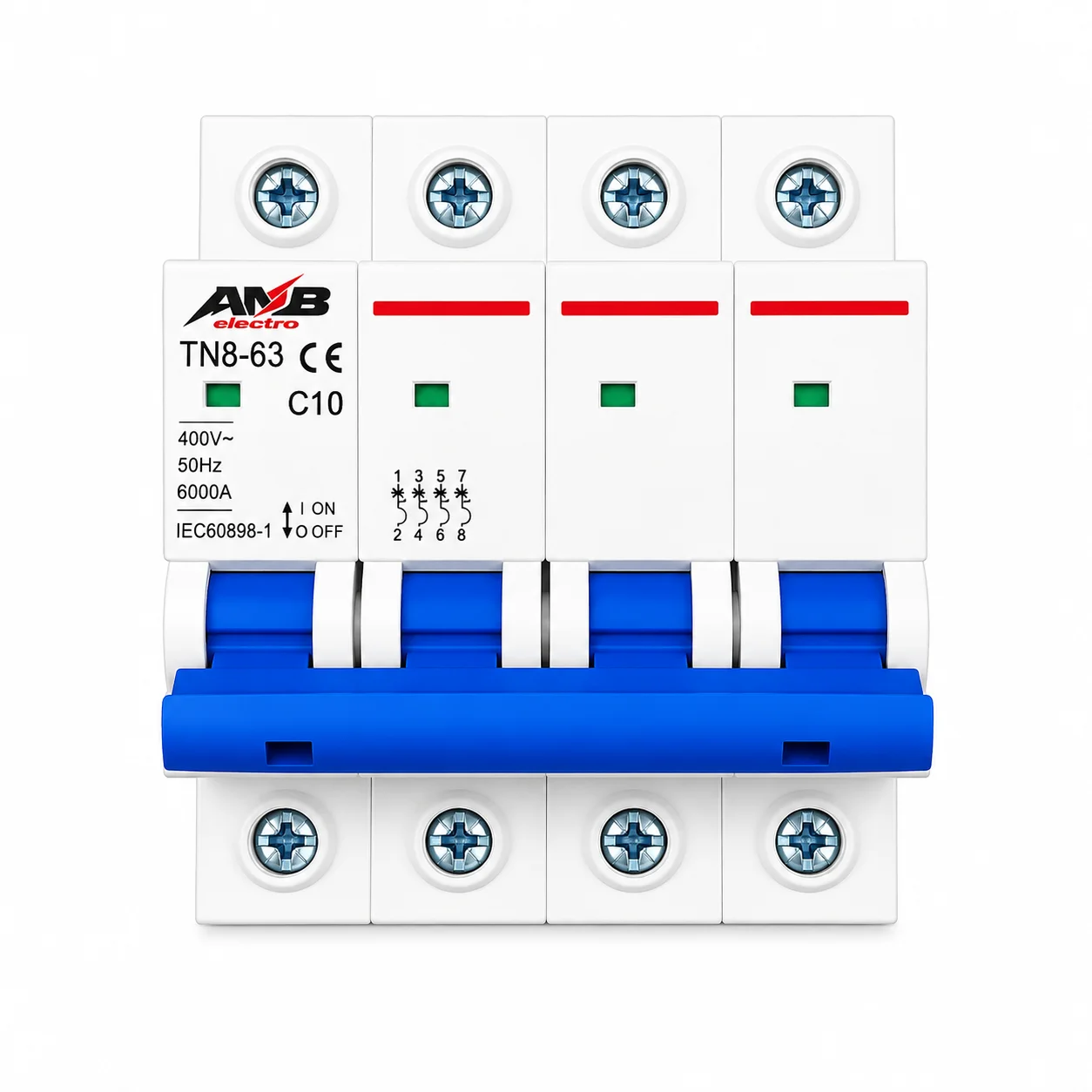 Siguranta automata tip C, 10A, 4P, 400V, 6000A, 50Hz - COBI SMART® a566faad387fa63d20be054cefea0db1