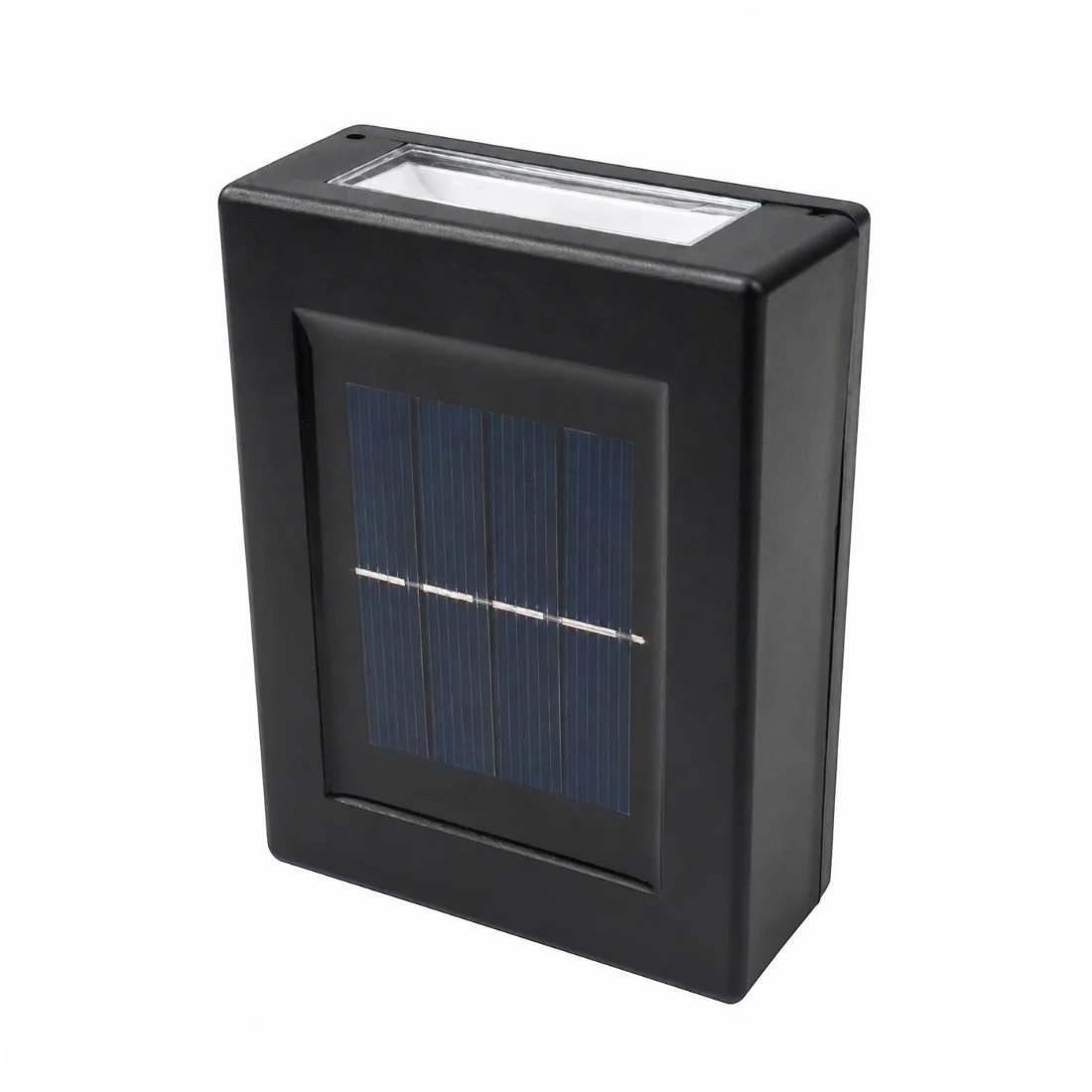 Lampa solara LED patrata de perete, 2V, acumulator 800mAh, iluminare in 2 directii, senzor de lumina - COBI SMART® 070dfc80c922c19290721b575b1ff9e5