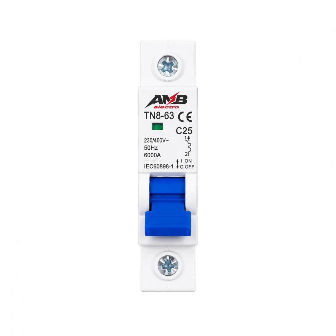 Siguranta automata tip C, 25A, 1P, 230/400V, 6000A, 50Hz - COBI SMART® 757286ddf89d50520633b3d32e7ffd51